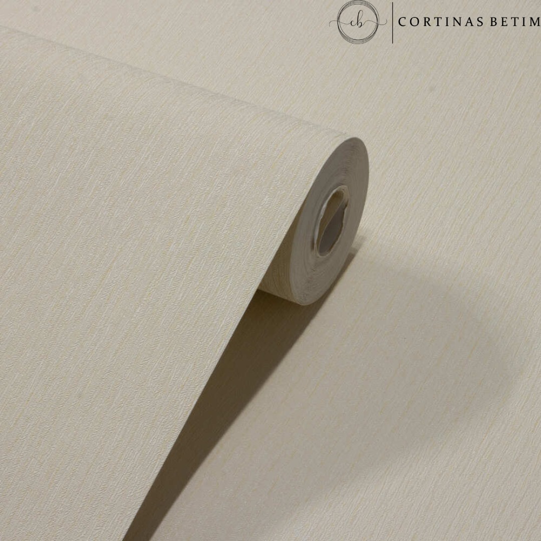 PAPEL DE PAREDE VINÍLICO LINHO MARFIM PDI0303