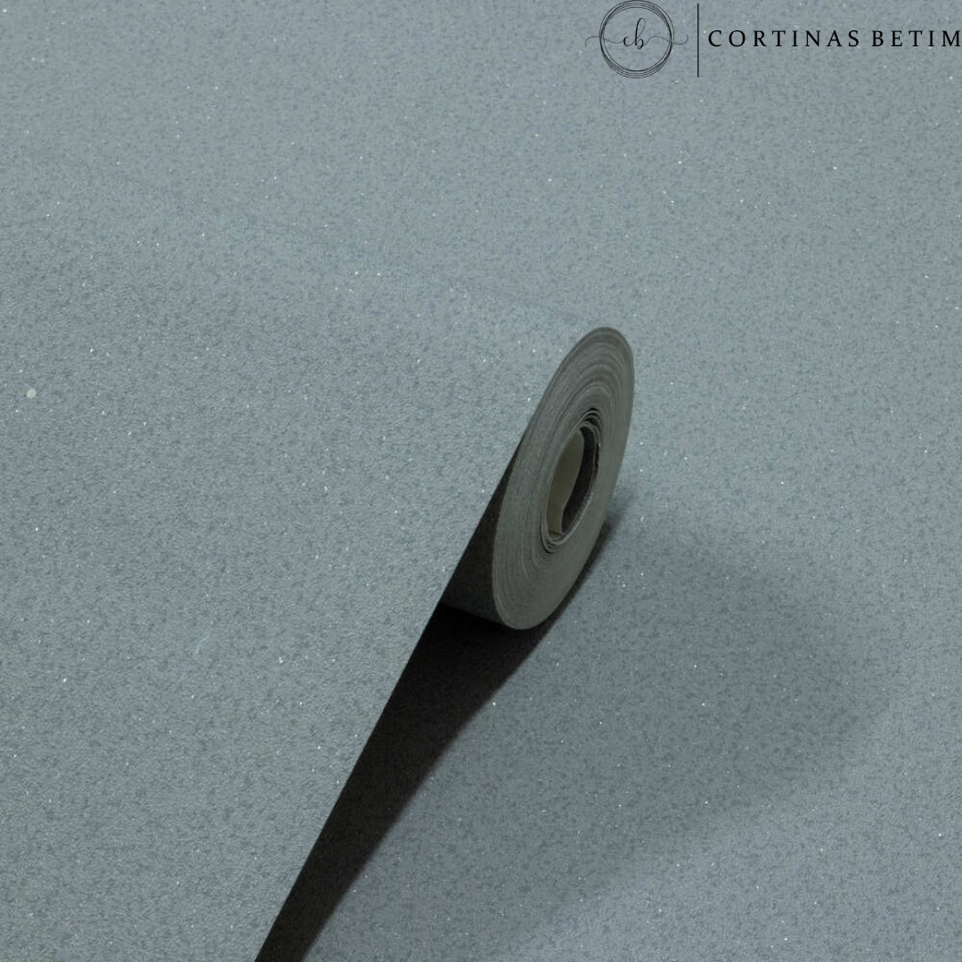 PAPEL DE PAREDE VINÍLICO TIPO MICA AZUL C/ BRILHO PDL0162