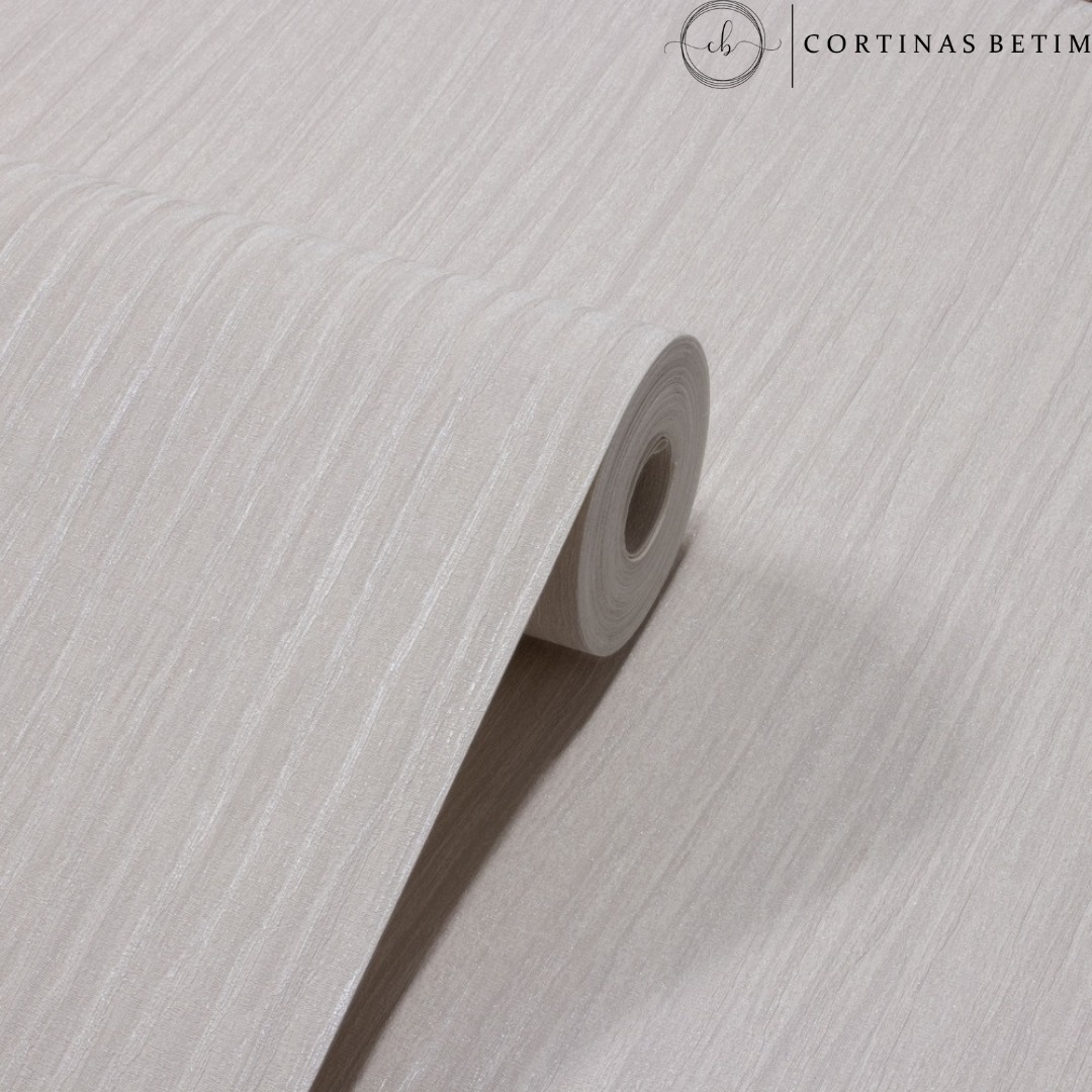 PAPEL DE PAREDE VINÍLICO LISO CINZA CLARO PDL1006