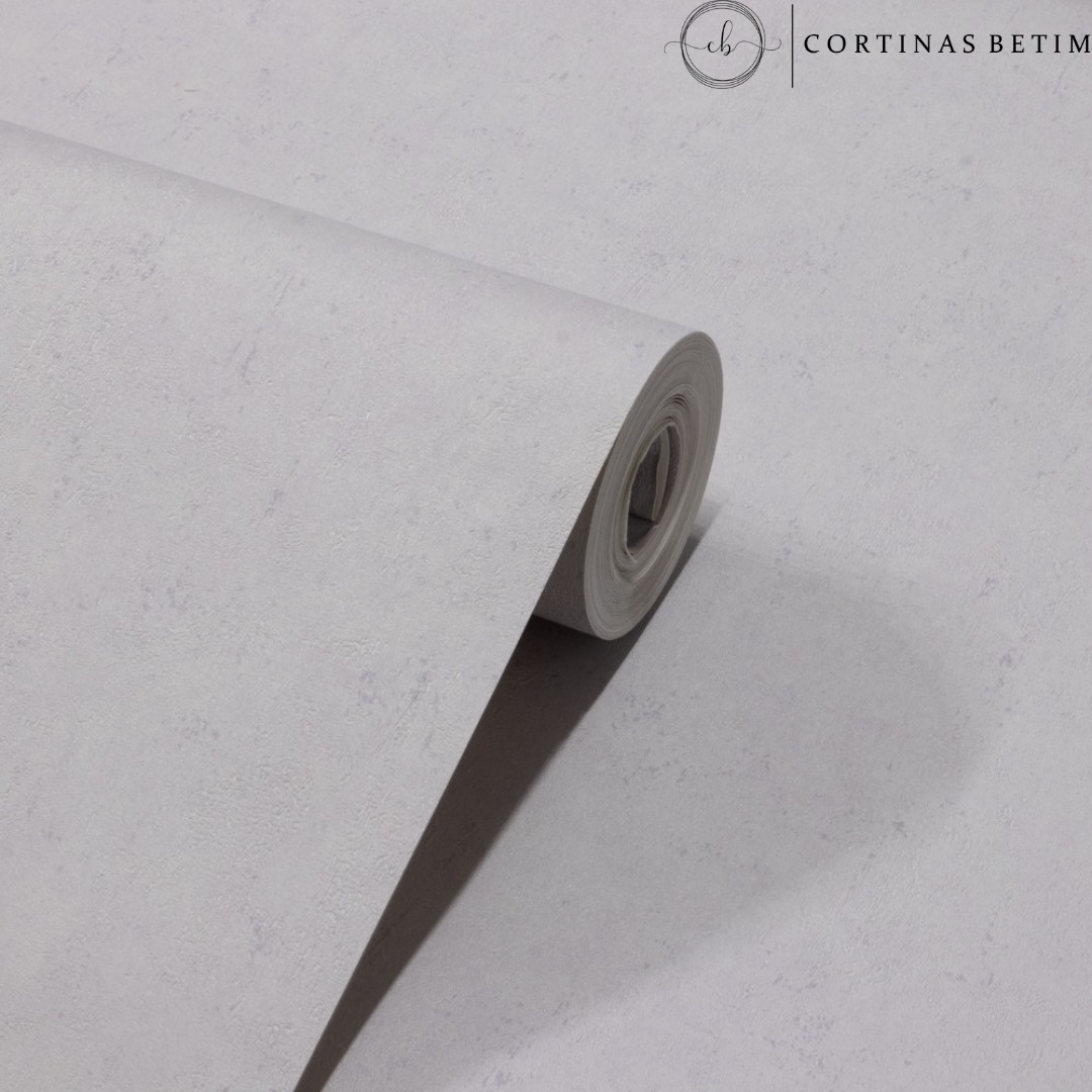PAPEL DE PAREDE VINÍLICO CIMENTO QUEIMADO CINZA CLARO PDL0022